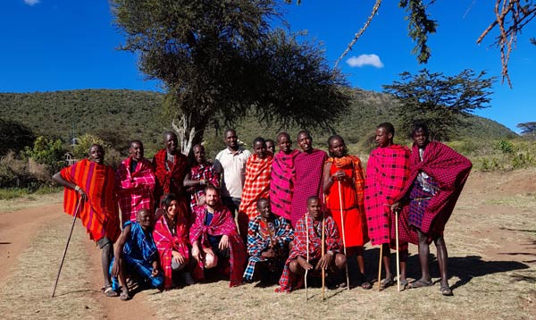Visitar un poblado masái en Kenia